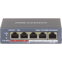 Комутатор мережевий Hikvision DS-3E1105P-EI/V2 Diawest