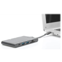 Порт-реплікатор Digitus Travel USB-C, 9 Port (DA-70865) Diawest