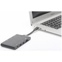 Порт-реплікатор Digitus Travel USB-C, 9 Port (DA-70865) Diawest