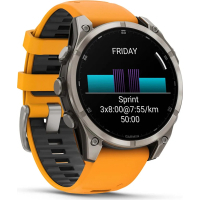 Смарт-годинник Garmin fenix 8 47mm, AMOLED, Saph, Ti/Bare/Grpht, SparkOrg/GrphtBd, (010-02904-11) Diawest