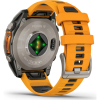 Смарт-годинник Garmin fenix 8 47mm, AMOLED, Saph, Ti/Bare/Grpht, SparkOrg/GrphtBd, (010-02904-11) Diawest