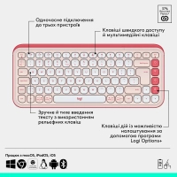 Комплект Logitech POP Icon Combo Bluetooth UA Rose (920-013142) Diawest