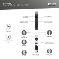 Пристрій безперебійного живлення Digitus 1000VA DN-170093 (DN-170093) Diawest