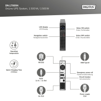 Пристрій безперебійного живлення Digitus 1500VA DN-170094 (DN-170094) Diawest