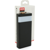 Батарея універсальна XO 20000mAh, PD/20W, QC/22.5W, flashlight, Micro-USB, Type-C, USB-A*2, black (XO-PR129 / 29303) Diawest
