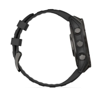 Смарт-годинник Garmin fenix 8 47mm, AMOLED, Saph, CrbnGryTi/Blk, Blk/PebbleGryBnd, GPS (010-02904-21) Diawest