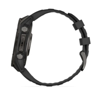 Смарт-годинник Garmin fenix 8 47mm, AMOLED, Saph, CrbnGryTi/Blk, Blk/PebbleGryBnd, GPS (010-02904-21) Diawest