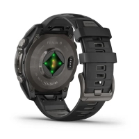 Смарт-годинник Garmin fenix 8 47mm, AMOLED, Saph, CrbnGryTi/Blk, Blk/PebbleGryBnd, GPS (010-02904-21) Diawest