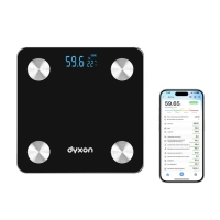 Ваги підлогові DYXON MEGASCALES 200 Black (DXNVGMGSCLS200B) Diawest
