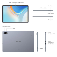 Планшет Ulefone Tab W10 Wi-Fi 4/128GB Space Grey (6975326663694) Diawest