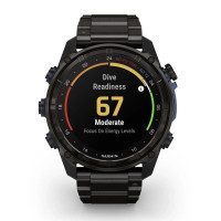 Смарт-годинник Garmin Descent Mk3i, 51mm, Crbn Gry DLC Ti/Ti, Dive Computer, GPS дайвінг комп'ютер (010-02752-14) Diawest