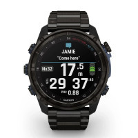Смарт-годинник Garmin Descent Mk3i, 51mm, Crbn Gry DLC Ti/Ti, Dive Computer, GPS дайвінг комп'ютер (010-02752-14) Diawest