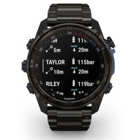 Смарт-годинник Garmin Descent Mk3i, 51mm, Crbn Gry DLC Ti/Ti, Dive Computer, GPS дайвінг комп'ютер (010-02752-14) Diawest