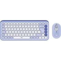 Комплект Logitech POP Icon Combo Bluetooth UA Lilac (920-013078) Diawest