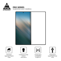 Скло захисне Armorstandart Pro Samsung S25 Ultra Black (ARM81613) Diawest