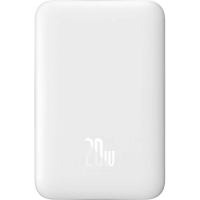 Батарея універсальна Baseus Wireless Magnetic Mini 10000mAh 20W, White (PPCX030002