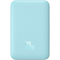 Батарея універсальна Baseus Wireless Magnetic Mini 10000mAh 20W, Blue (PPCX030003
