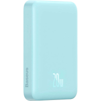 Батарея універсальна Baseus Wireless Magnetic Mini 10000mAh 20W, Blue (PPCX030003