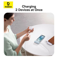 Батарея універсальна Baseus Compact 4900mAh 20W Lightning, White (PPWC05I) (P10068304212-00) Diawest