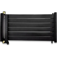 Райзер PcCooler Vertical GPU RISER CABLE PCI-E BK 4.0 185мм PCI-E4.0X16 Чор (RC185 BK 4.0) Diawest