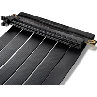 Райзер PcCooler Vertical GPU RISER CABLE PCI-E BK 4.0 185мм PCI-E4.0X16 Чор (RC185 BK 4.0) Diawest