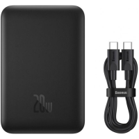 Батарея універсальна Baseus Wireless Magnetic Mini 10000mAh 20W, Black (PPCX030001