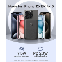 Батарея універсальна Baseus MagPro 5000mAh 20W, Black (PPCXZ05) (P10064100122-00) Diawest