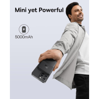 Батарея універсальна Baseus MagPro 5000mAh 20W, Black (PPCXZ05) (P10064100122-00) Diawest