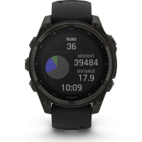 Смарт-годинник Garmin fenix 8 51mm,Saph Solar,CrbnGry Ti/Blk,Blk/PblGryBnd (010-02907-11) Diawest