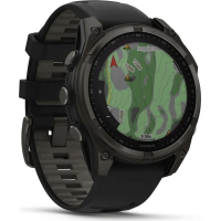 Смарт-годинник Garmin fenix 8 51mm,Saph Solar,CrbnGry Ti/Blk,Blk/PblGryBnd (010-02907-11) Diawest
