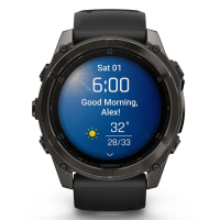 Смарт-годинник Garmin fenix 8 51mm,AMOLED,Saph,CrbnGryTi/Blk,Blk/PebbleGryBnd (010-02905-21) Diawest