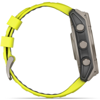 Смарт-годинник Garmin fenix 8 51mm,Saph Solar, BareTi/Graphite,AmpYe/GrphBnd (010-02907-21) Diawest