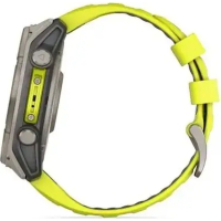 Смарт-годинник Garmin fenix 8 51mm,Saph Solar, BareTi/Graphite,AmpYe/GrphBnd (010-02907-21) Diawest