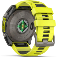 Смарт-годинник Garmin fenix 8 51mm,Saph Solar, BareTi/Graphite,AmpYe/GrphBnd (010-02907-21) Diawest