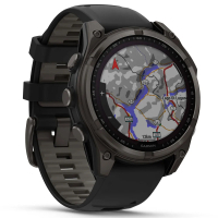 Смарт-годинник Garmin fenix 8 47mm,Saph Solar,CrbnGry Ti/Blk,Blk/PblGryBnd (010-02906-11) Diawest