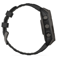 Смарт-годинник Garmin fenix 8 47mm,Saph Solar,CrbnGry Ti/Blk,Blk/PblGryBnd (010-02906-11) Diawest