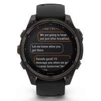 Смарт-годинник Garmin fenix 8 47mm,Saph Solar,CrbnGry Ti/Blk,Blk/PblGryBnd (010-02906-11) Diawest