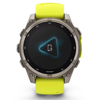 Смарт-годинник Garmin fenix 8 47mm,Saph Solar, BareTi/Graphite,AmpYe/GrphBnd (010-02906-21) Diawest