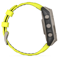 Смарт-годинник Garmin fenix 8 47mm,Saph Solar, BareTi/Graphite,AmpYe/GrphBnd (010-02906-21) Diawest