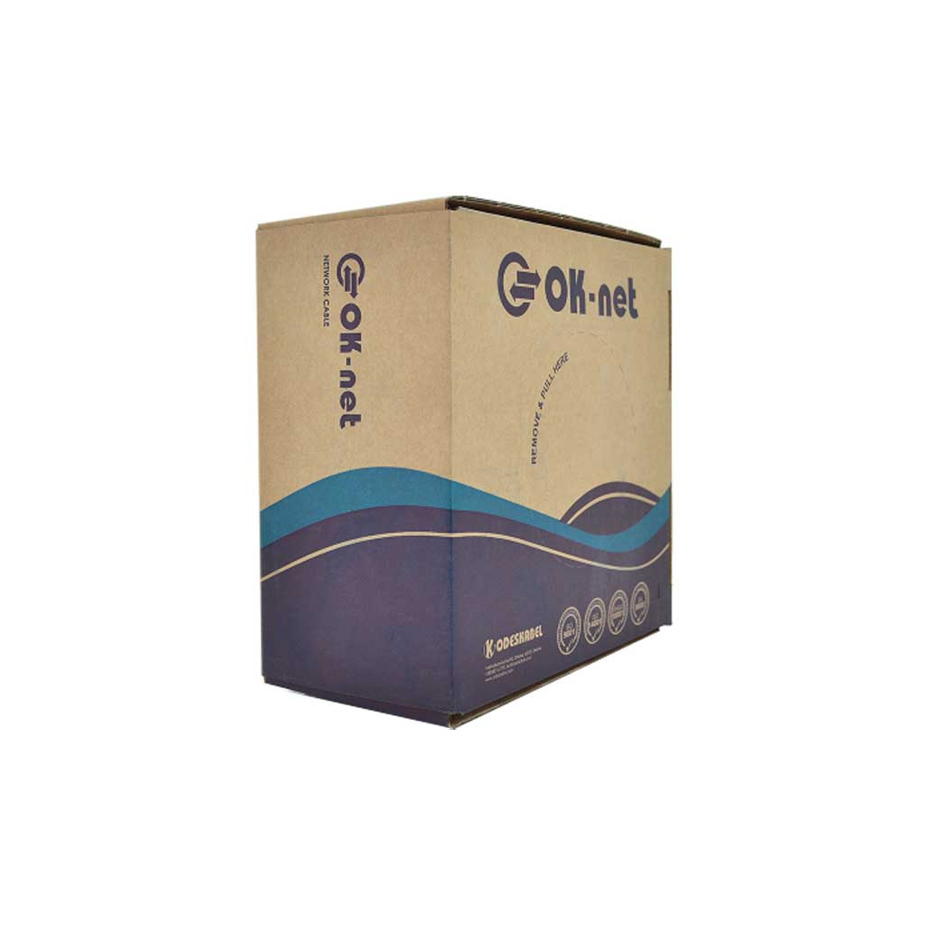 Кабель мережевий OK-Net UTP cat.5e 305м зовнішній (U/UTP-cat.5Е) (КПП-ВП (250) 4*2*0,57) Diawest