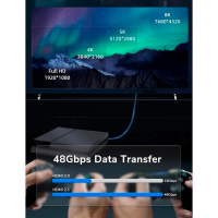 Кабель мультимедійний HDMI to HDMI 1.0m v2.1 Cabletime (CA914661) Diawest