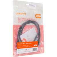 Кабель мультимедійний DisplayPort to HDMI 1.0m Cabletime (CA914609) Diawest