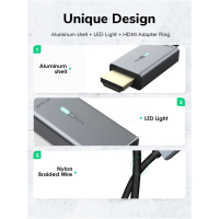 Кабель мультимедійний mini DisplayPort to HDMI 1.8m Cabletime (CA914586) Diawest