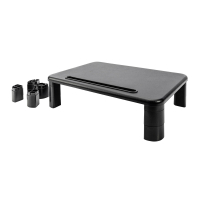 Підставка до монітора Digitus Ergonomic Monitor Riser, black (DA-90458) Diawest