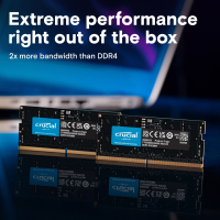 Модуль пам'яті для ноутбука SoDIMM DDR5 16GB 5600 MHz Micron (CT16G56C46S5T) Diawest