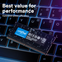 Модуль пам'яті для ноутбука SoDIMM DDR5 16GB 5600 MHz Micron (CT16G56C46S5T) Diawest