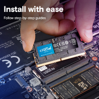 Модуль пам'яті для ноутбука SoDIMM DDR5 16GB 5600 MHz Micron (CT16G56C46S5T) Diawest