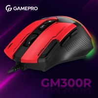 Мишка GamePro GM300R USB Red/Black (GM300R) Diawest