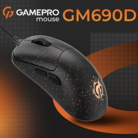 Мишка GamePro GM690D USB Black/Orange (GM690D) Diawest