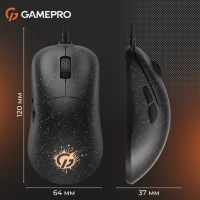 Мишка GamePro GM690D USB Black/Orange (GM690D) Diawest